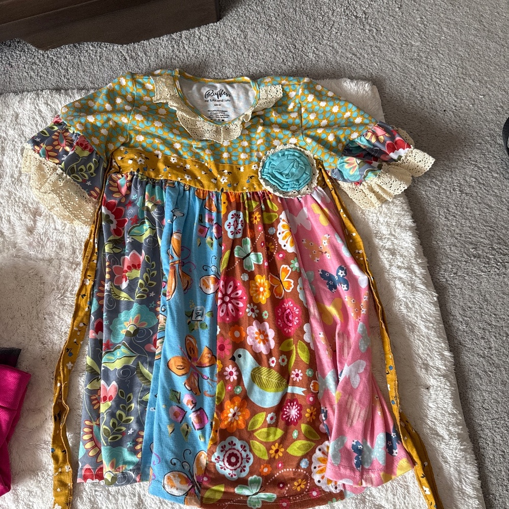 Brand new Ruffles dress by Tutu and Lulu girls size 5